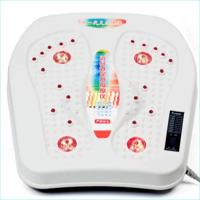 Electric Vibrating Foot Massager Infrared Heating Reflexology Magnetic Wave Heating Physiotherapy Circulation Therapy Warm Foot - Image 1