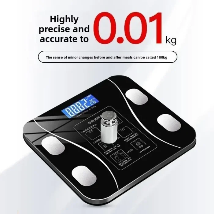 1Pcs USB Smart Body Fat Scale Rechargeable Digital Scale - Image 4