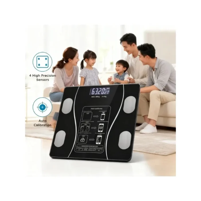 1Pcs USB Smart Body Fat Scale Rechargeable Digital Scale - Image 5