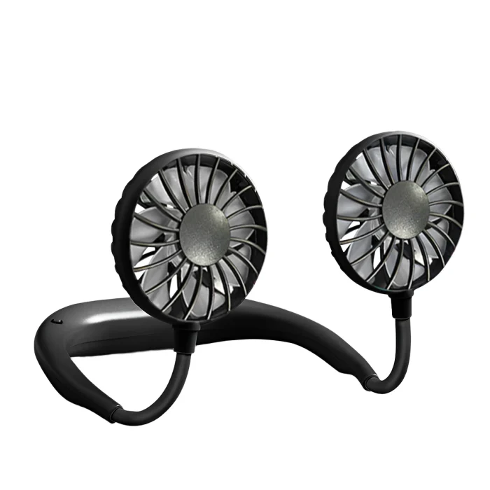 Neck Fan Rechargeable 1200mAh 3 Speeds Hands Free - Image 11
