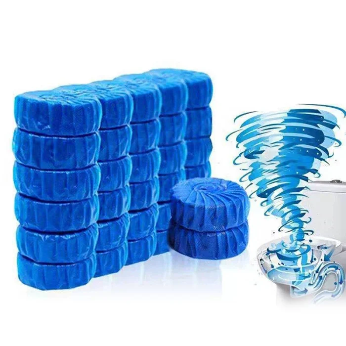 Blue Auto Flush Toilet Cleaner Tablets – Long Lasting Toilet Tank Cleaner - Image 1