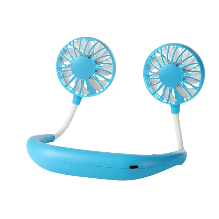 Neck Fan Rechargeable 1200mAh 3 Speeds Hands Free - Image 9