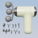 fascia gun-3-fascia-gun-9-replaceable-heads-body-massager - Image 7