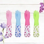 2PCS Waterproof Kitchen Gloves | Thickened Rubber - Image 3
