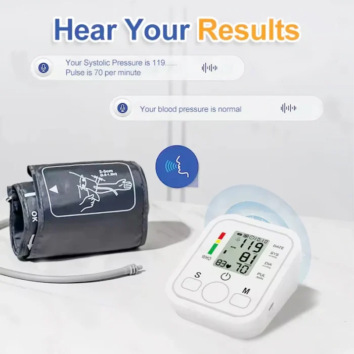 **Automatic Arm BP Machine – Portable Digital Blood Pressure Monitor** - Image 1
