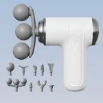 fascia gun-3-fascia-gun-9-replaceable-heads-body-massager - Image 6
