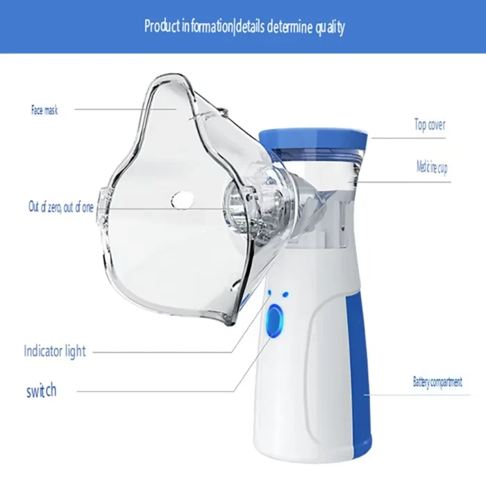Portable Mesh Nebulizer JSL-W302 | USB Rechargeable Nebulizer - Image 3