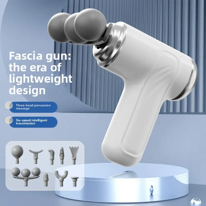 fascia gun-3-fascia-gun-9-replaceable-heads-body-massager - Image 2