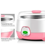 1L Yogurt Maker with Stainless Steel Container Electric Yogurt Maker with Constant Temperature Control for Homemade Yogurt Natto - Image 3