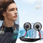 Neck Fan Rechargeable 1200mAh 3 Speeds Hands Free