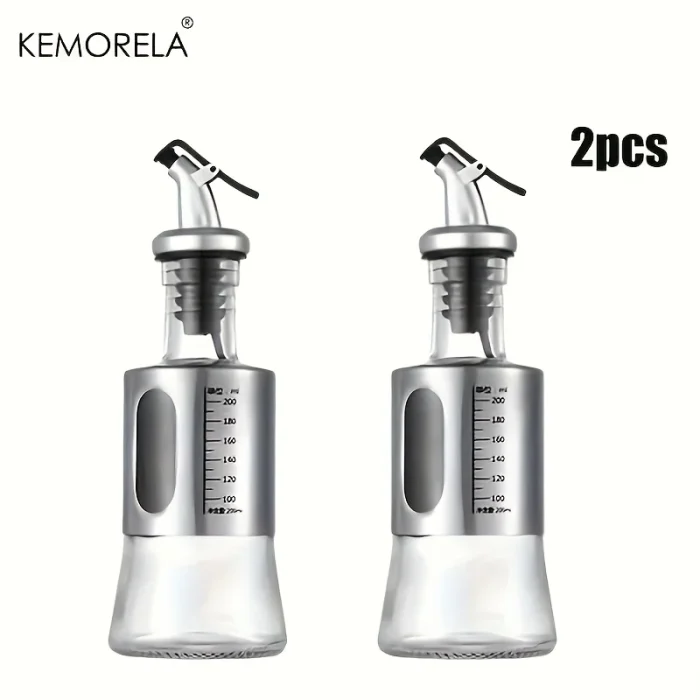 Glass Oil Dispenser Bottle with Scale – Olive Oil, Sauce & Seasoning Container - Image 9