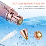 2-in-1 Portable Electric Women’s Shaver & Eyebrow Trimmer - Image 4