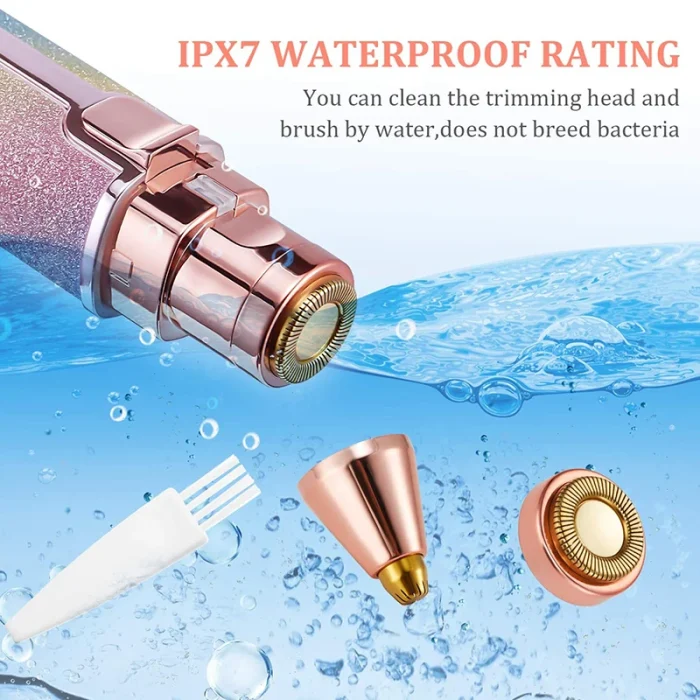 2-in-1 Portable Electric Women’s Shaver & Eyebrow Trimmer - Image 4