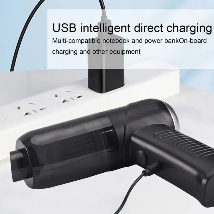 5500Pa Mini Cordless Car Vacuum Cleaner with 2 Nozzles - Image 3
