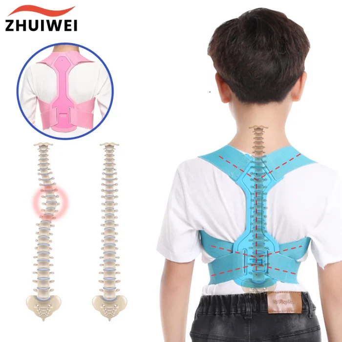 Children Adjustable Posture Corrector Back Support Boys Girls Shoulder Belt Rectify Straighten Correction Pain Relief Beauty Kid - Image 1