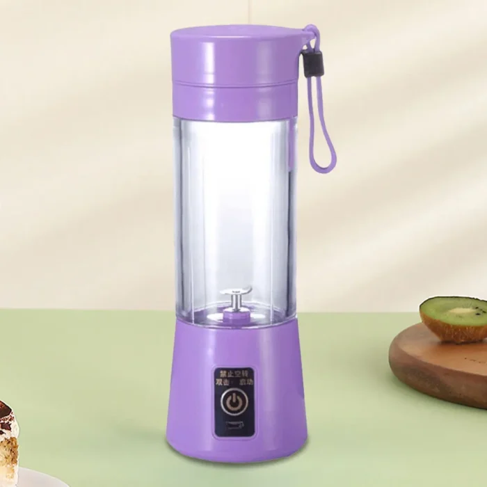 400ml 6-Blade Portable Electric Fruit Juicer Blender - Image 3