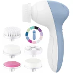 Electric 5-in-1 Facial Cleansing Brush, Multi-functional Rotating Massage Pore Cleansing Beauty Device Pore Cleaner - Image 8