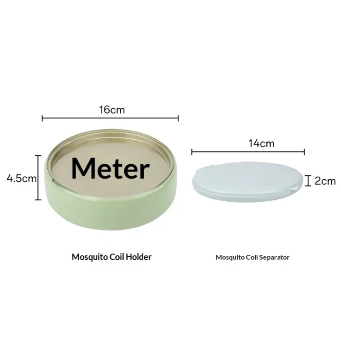 Metal Mosquito Coil Burner Holder With Lid Insect Repellent Spiral Incense For Home Patio Camping Desktop Storage Picnic Desk - Image 5