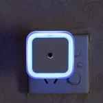 1-4pcs LED Wireless Sensor Night Light – Mini Square Automatic Light with EU/US Plug - Image 7