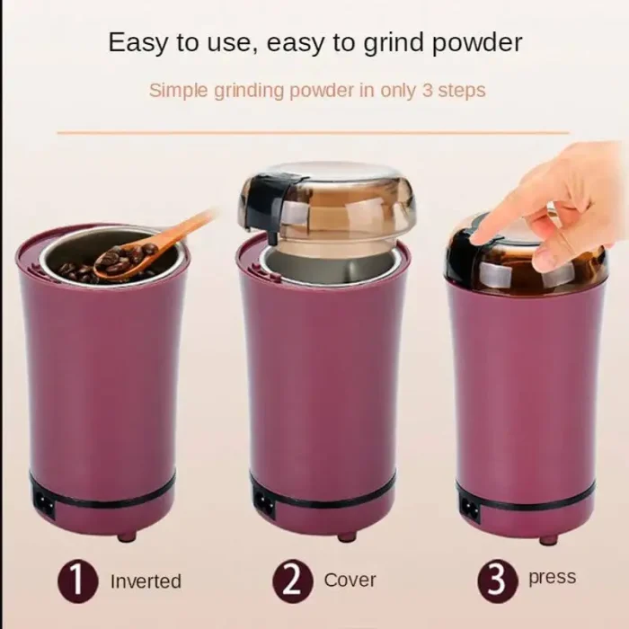 50g Electric Coffee Grinder 150W – Mini Spice, Nuts & Grain Grinder - Image 4