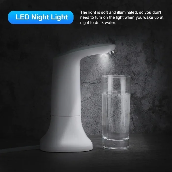 USB Charging Electric Water Bottle Pump with Base – Automatic Drinking Water Dispenser - Image 4