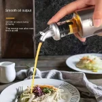 Glass Oil Dispenser Bottle with Scale – Olive Oil, Sauce & Seasoning Container - Image 2