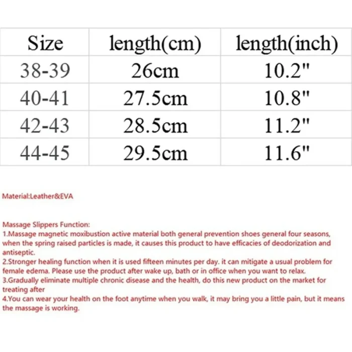Acupoint Massage Slippers For Men Women Sandals Feet Chinese Acupressure Therapy Medical Rotating Foot Massager Shoes Unisex - Image 6