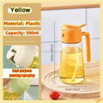 2 In1 Oil Spray Bottle Plastic Kitchen Barbecue Cooking Olive Oil Dispenser Oil Jar Baking Vinegar Soy Sauce Spray Container - Image 20