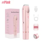 1SET  Electric Body Shaver Complete Kit,Cordless Waterproof Hair Removal Trimmer Set,Gentle Hypoallergenic Blades - Image 7