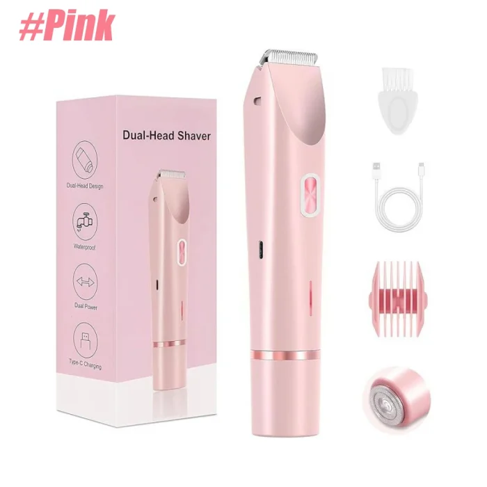 1SET  Electric Body Shaver Complete Kit,Cordless Waterproof Hair Removal Trimmer Set,Gentle Hypoallergenic Blades - Image 7