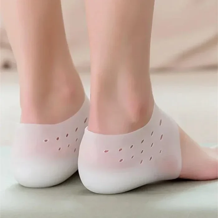 1pair Invisible Height Increase 5CM Silicone Socks Gel Heel Pads Orthopedic Arch Support Heel Cushion Insoles Foot Massage Pad - Image 9
