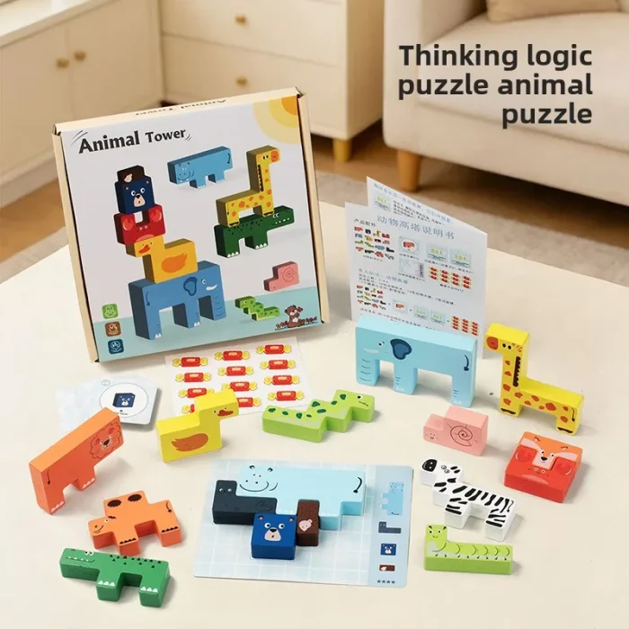Alphabet Letter Blocks Word Spelling Game – Montessori Phonics Educational Toy - Image 12