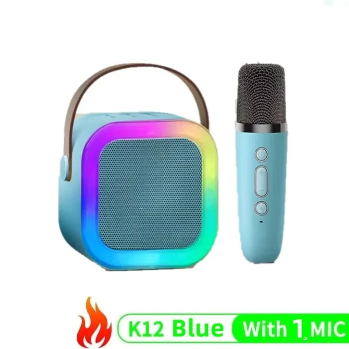 K12 Bluetooth Karaoke Machine – Portable 5W Speaker with Wireless Microphone & RGB Light - Image 11
