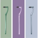 Manual Tooth Stain Remove Tartar/Tea/ Smoke Stains Interdental brush Powerfree Operation Orthodontic Toothbrush Oral Care Tool