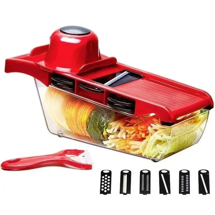 9 in 1 Vegetable Cutter – Multifunctional Slicer, Shredder & Grater - Image 4