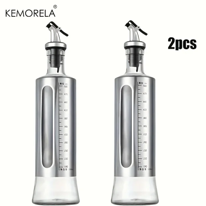 Glass Oil Dispenser Bottle with Scale – Olive Oil, Sauce & Seasoning Container - Image 11