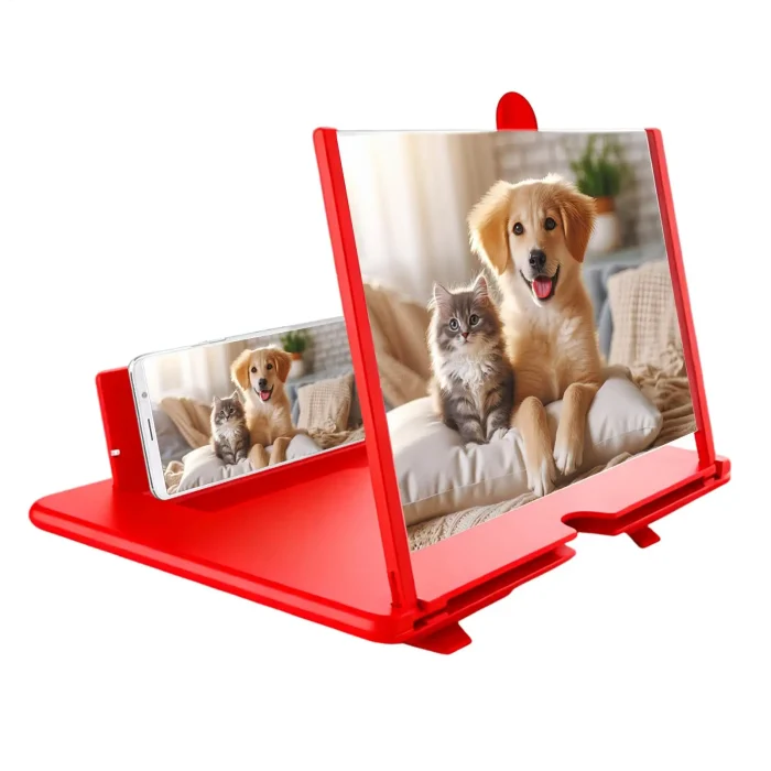 Phone Screen Magnifier 3D HD Tabletop Enlarger - Image 2