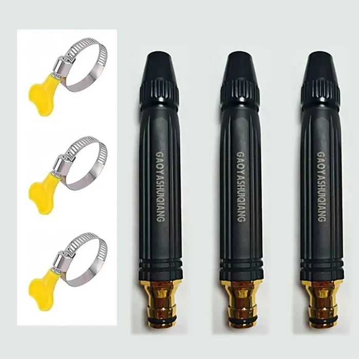 High-Pressure Spray Nozzle with Clip-On Attachment – Car Wash & Garden Hose Nozzle - Image 8