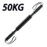 10-60kg Spring Arm Strength Device Adjustable Muscle Training Arm Trainer Foldable Spring Bar Resistance Bend Bar Chest Workout - Image 12