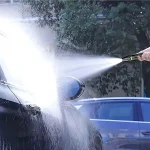High-Pressure Spray Nozzle with Clip-On Attachment – Car Wash & Garden Hose Nozzle - Image 3