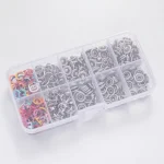 50/100Sets DIY Craft Five Claw Buckle Clamp Set Multi-Purpose 9.5mm Snaps Buttons Snap Fastener Kit Colorful Invisible - Image 2