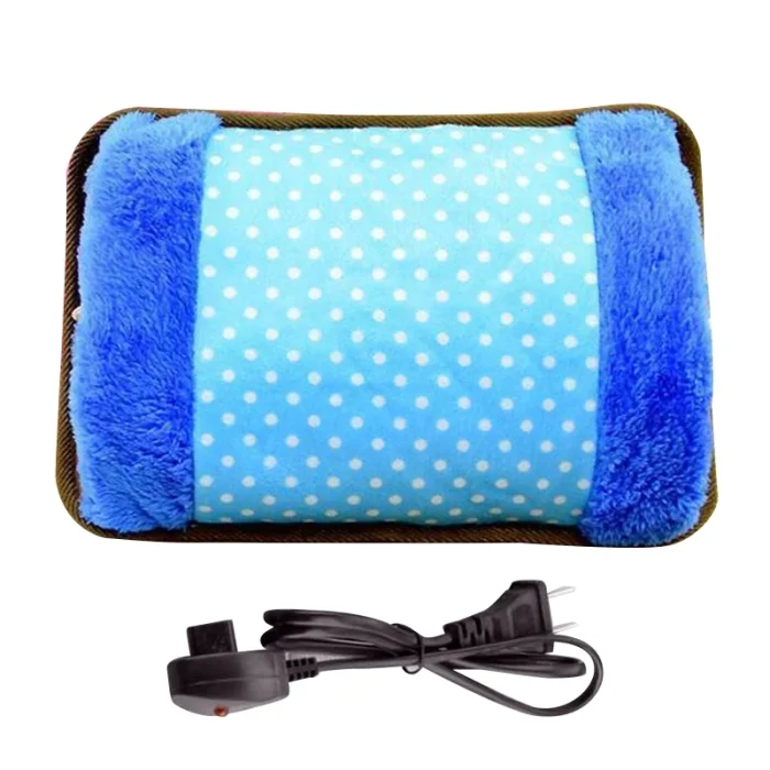 Winter Hand Warmers Electric Heat Water Bottle Hot-water Heater Bag Rechargeable Cute Dot Pattern Explosion-proof Heating Pad - Image 1