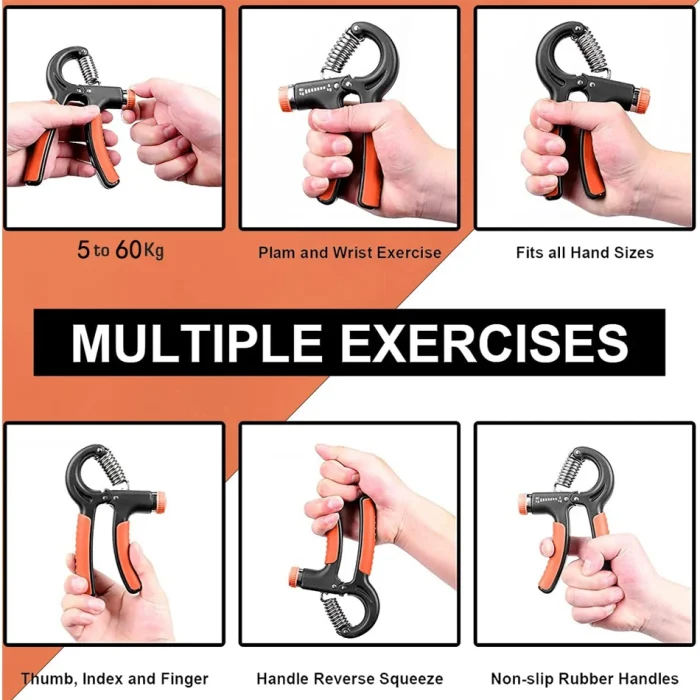 Adjustable Hand Grip 5-60KG – Heavy Hand Gripper Strength Trainer - Image 6