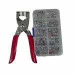 50/100Sets DIY Craft Five Claw Buckle Clamp Set Multi-Purpose 9.5mm Snaps Buttons Snap Fastener Kit Colorful Invisible - Image 7