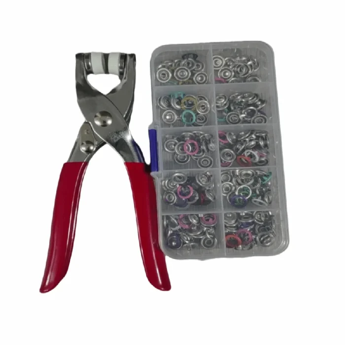 50/100Sets DIY Craft Five Claw Buckle Clamp Set Multi-Purpose 9.5mm Snaps Buttons Snap Fastener Kit Colorful Invisible - Image 7