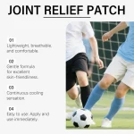 Knee Patches 7-Pieces Natural Joint Soothing Strips Extract Knee Sticker for Muscle Shoulder NeckNerve Joint Recovery Sports - Image 3