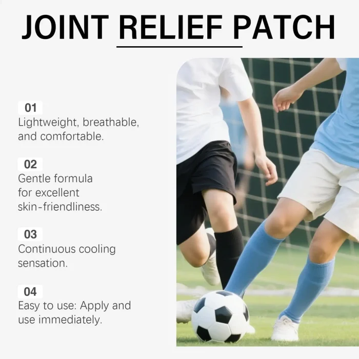 Knee Patches 7-Pieces Natural Joint Soothing Strips Extract Knee Sticker for Muscle Shoulder NeckNerve Joint Recovery Sports - Image 3