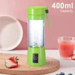 400ml 6-Blade Portable Electric Fruit Juicer Blender - Image 4