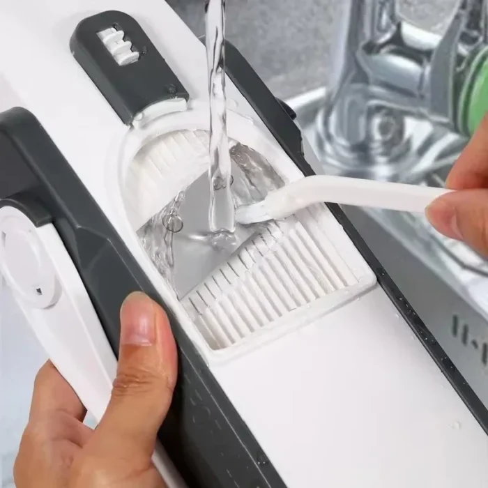 5 in 1 Vegetable Cutter Multifunctional  – Stainless Steel Grater, Slicer, Dicer & Chopper - Image 4