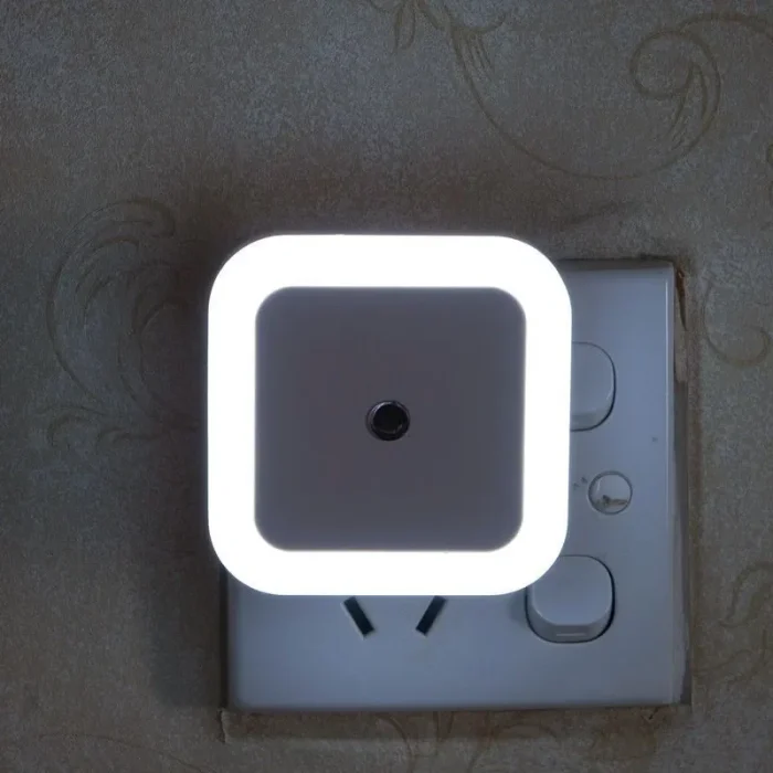 1-4pcs LED Wireless Sensor Night Light – Mini Square Automatic Light with EU/US Plug - Image 11